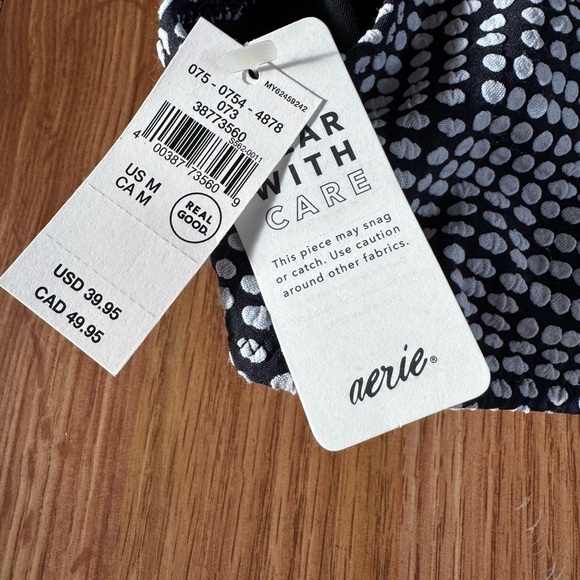NWT Aerie One Strap Bikini Top Size Medium - Picture 3 of 3